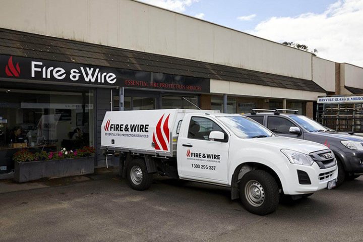 business fire protection vehicle